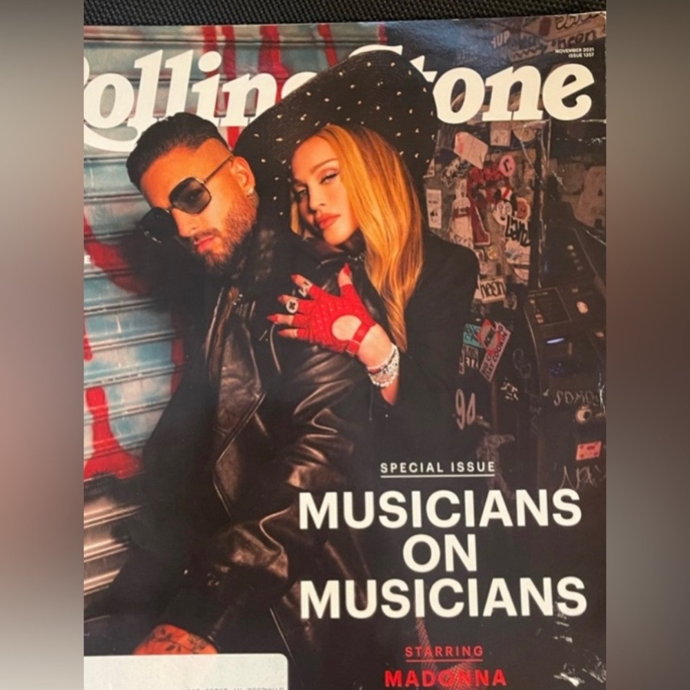 Rolling Stone magazine featuring Madonna & Maluma